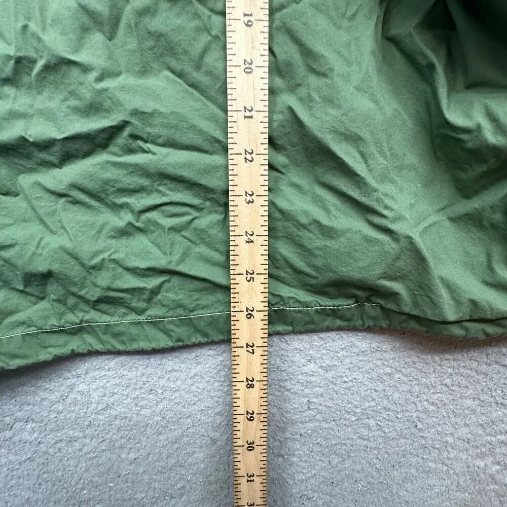 Vintage 2006 Y2K Old Navy Anorak Lightweight Jacket Mens Large Green Blue Hooded